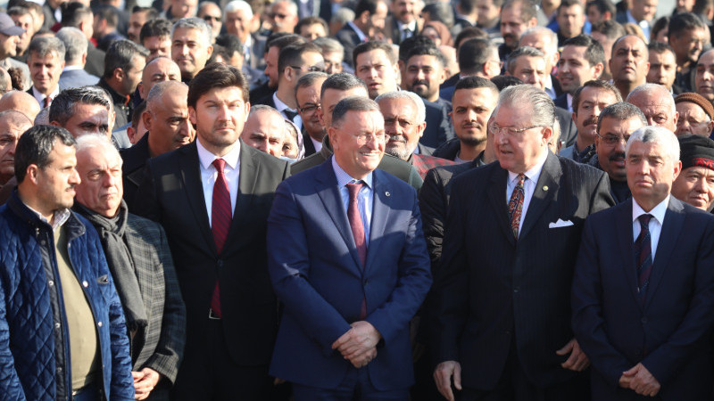 ANTAKYA SEBZE VE MEYVE HALİNİN TEMELİ ATILDI