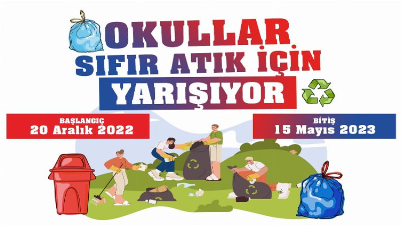 Konya Selçuklu'da okullar 'sıfır atık' için yarışacak