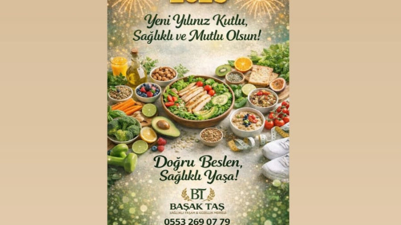 Başak Taş Sağlıklı Yaşam ve Güzellik Merkezi Yeni Yıl Mesajı