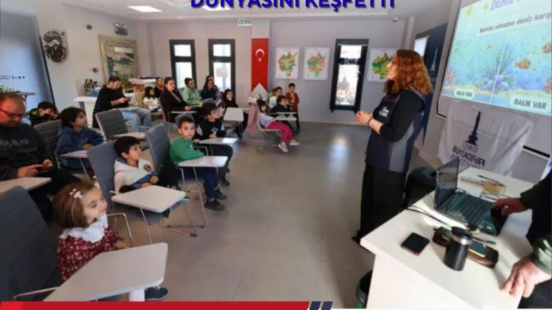 Çocuklar Efes Selçuk’ta denizin gizli dünyasını keşfetti