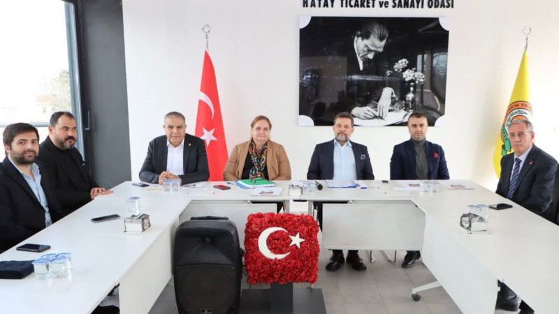 CHP Heyetinden Odaya Ziyaret