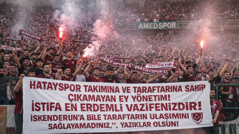 Hatayspor’da Taraftardan Yönetime İstifa Çağrısı