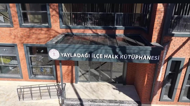 Yayladağı’na Modern Halk Kütüphanesi