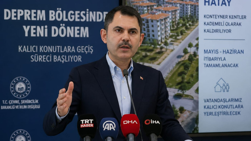 Bakan Kurum açıkladı: Hatay’da konteyner kent tahliyeleri başlıyor