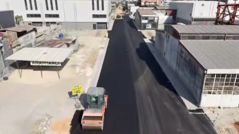 YENİ SANAYİ SİTESİ’NDE ASFALT ÇALIŞMALARI