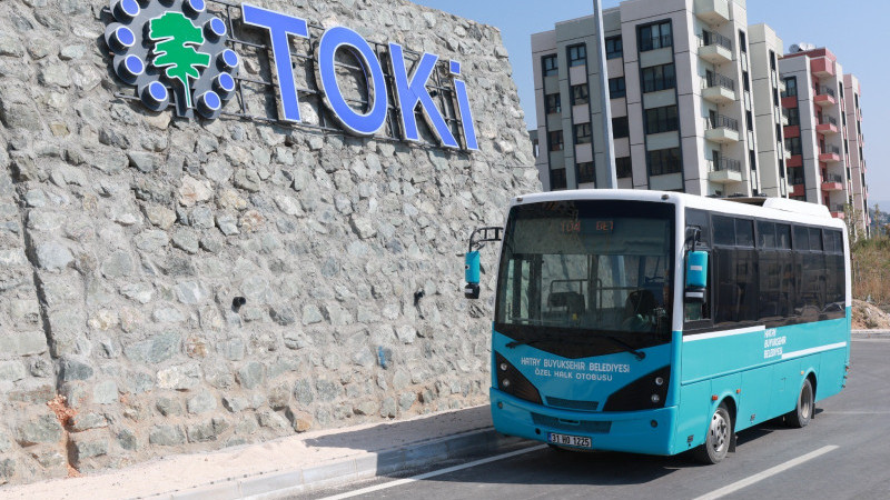 HBB KİSECİK TOKİLERE TOPLU ULAŞIMI BAŞLATTI